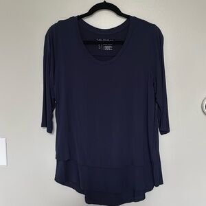 Latched mama 3/4 sleeve nursing top